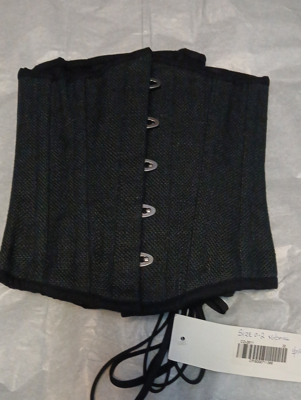 Authentic Black Waist Cincher Corset